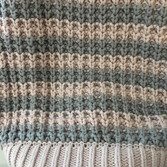 Free People Pink and Grey Chunk Sweater - Picture 4 of 6